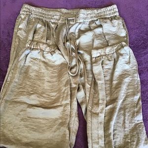 Zara silky jogger pants